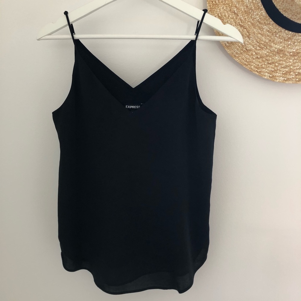 Express Black Silk Feel Cami XS NWOT